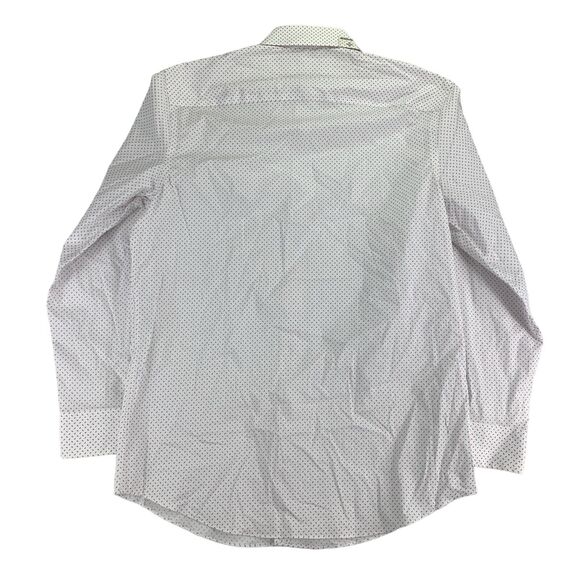 Calvin Klein Mens Steel Regular Fit Stretch Dress Shirt White 15 32/33 - Picture 4 of 4